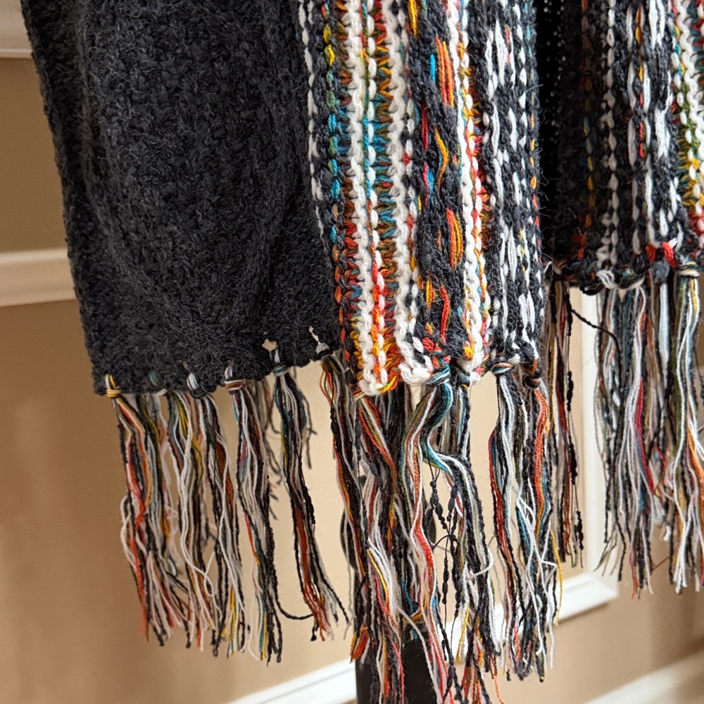 Multicolor Patterned Women's Cardigan - Picture 4 of 12